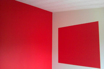 binnenschilderwerk schilder in amersfoort plafond muren rood wit stukadoor armenschilders.nl